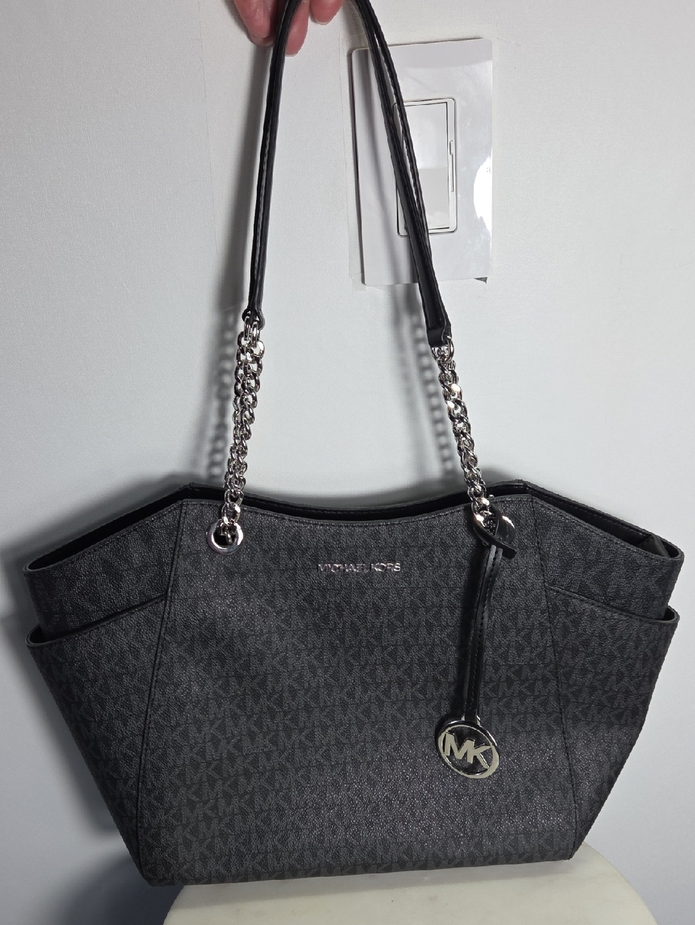 Michael Kors Gray Signature Tote